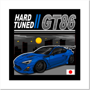 JDM TOYOTA GT 86 (BLUE) Posters and Art